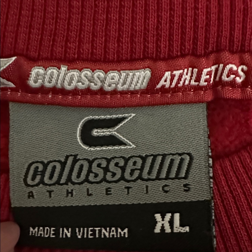 Red COUGARS Sweatshirt with Cougar Logo - Picture 2 of 2